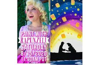 Virtual Paint Nite: Paint with a Princess - Rapunzel!